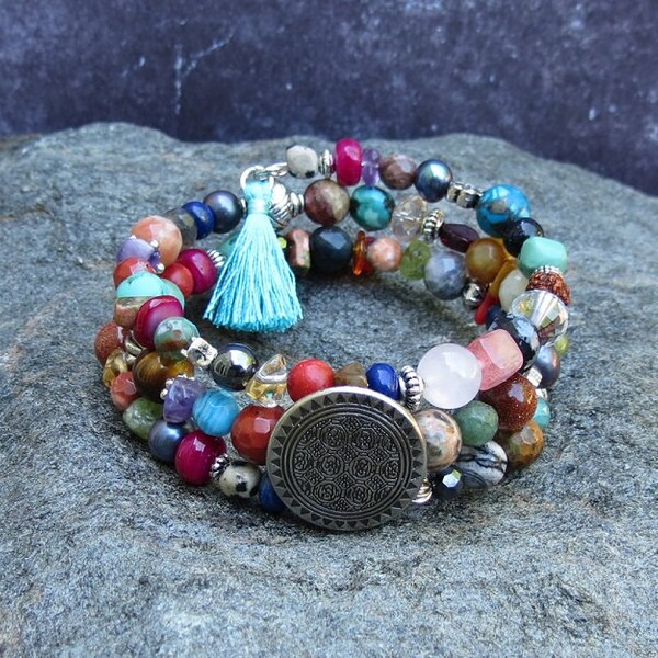 Memory Wire Bracelet Etsy