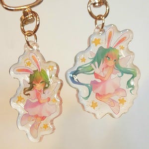 Vocaloid - Miku & Gumi Keychains 2&quot;