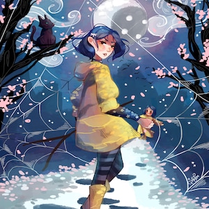 Coraline Art Print (8.5 x 11)