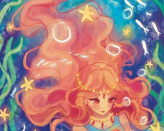 Ponyo - 8" x 11" print