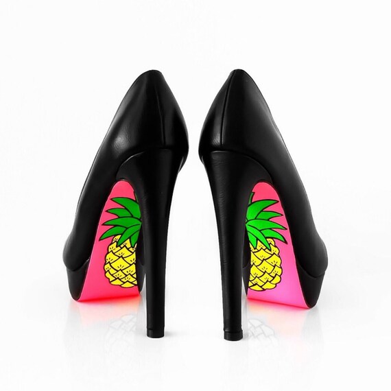pink bottom shoes