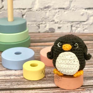 Amigurumi crochet penguin pattern, sea creatures, crochet bird, emperor pinguin, king penguin, royal, hæklet pingvin, instant PDF download