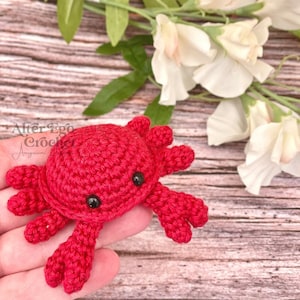 NO SEW - Crochet crab amigurumi pattern, hermit crab, sea animal, crabs, sea creature, animals, hæklet krabbe, instant PDF download