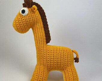 Crochet Giraffe pattern, amigurumi giraffe pattern, african animals, hæklet giraf, amigurumi crochet giraffe, yellow, Instant PDF download
