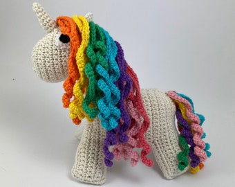 Crochet Unicorn pattern, Amigurumi Unicorn pattern, Amigurumi Crochet pattern, Crochet toy pattern, crochet horse, Instant PDF download
