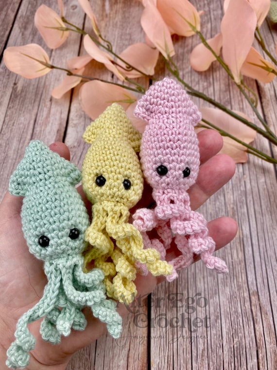 Amigurumi Crochet Kawaii Octopus  NO SEWING REQUIRED 🐙 