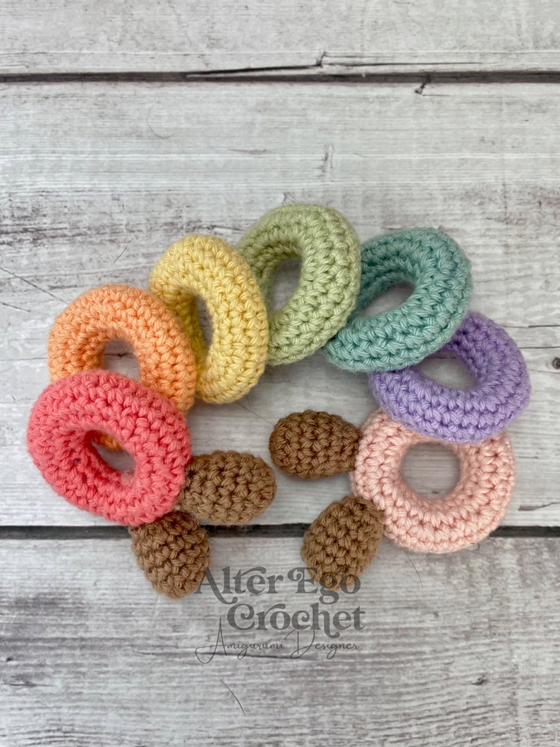 Dog crochet amigurumi pattern - Interactive Stacking Toy Playset for Cute Wiener Dachshund image 9