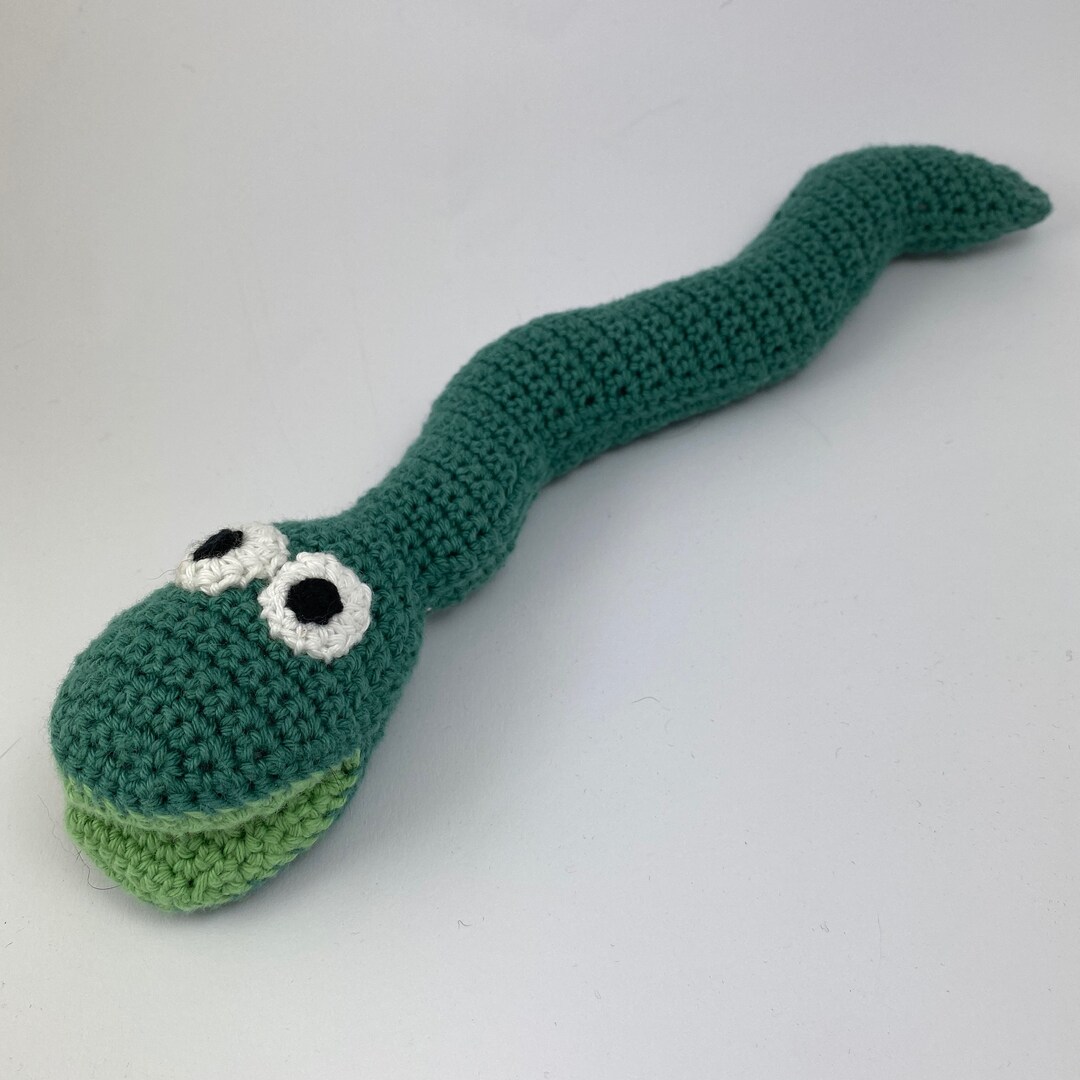 Crochet Snake Pattern, Amigurumi Snake Pattern, Python, Worm, Adder ...