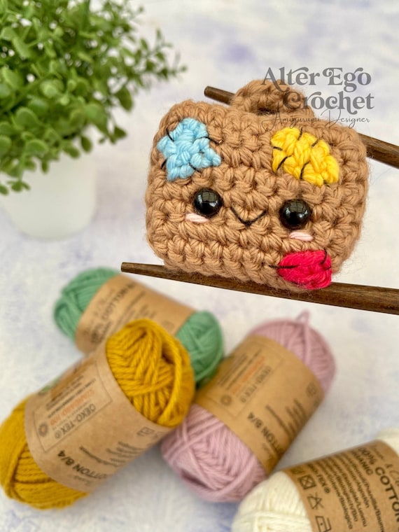 Mini Borsette Portachiavi Uncinetto Mini Valigia All'uncinetto