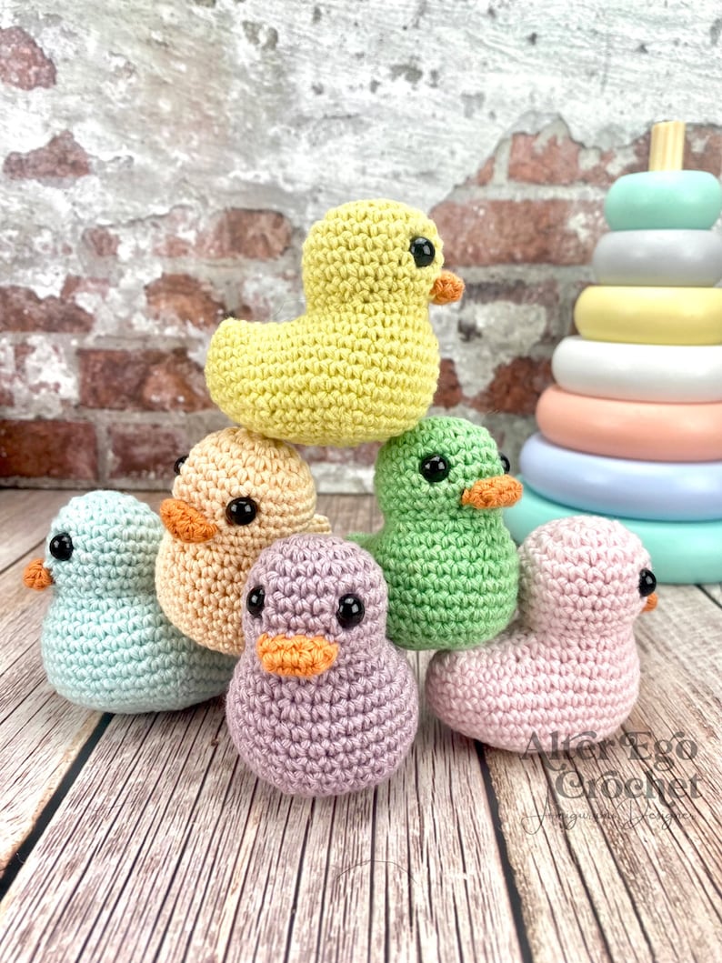 NO SEW Rubber Duck Amigurumi Crochet Pattern Duck Duckie Etsy