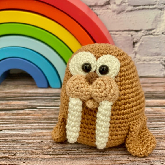 Crochet Walrus Pattern Amigurumi Walrus Pattern Sea Lion Etsy