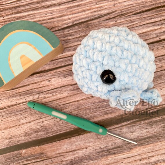 NO SEW (except the Eyes) - Whale Surprise Amigurumi Crochet