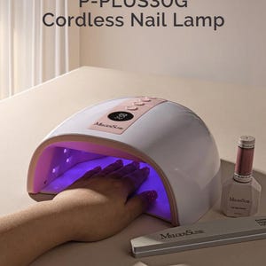 P-PLUS30G Rechargeable Cordless UV/LED Nail Lamp by Melody Susie, same day fast shipping