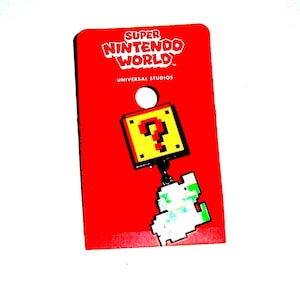 Universal Studios Hollywood Super Nintendo World Luigi Questionmark Block pin (same day shipping)