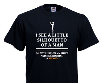 I See A Little Silhouetto Of A Man, Mango, Queen Christmas  Birthday Present  Mens T-shirt