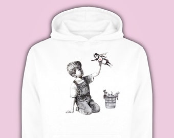 Banksy Quote Tote Bag – “If You Repeat A Lie Often Enough It Becomes Politics” Shoulder Bag - View #4