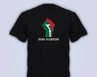 Felpa Con Cappuccio Heart FREE PALESTINE Gaza FREEDOM Da Uomo, Da Donna E Da Adulto, S-5XL, Nera - Italia - Foto 4