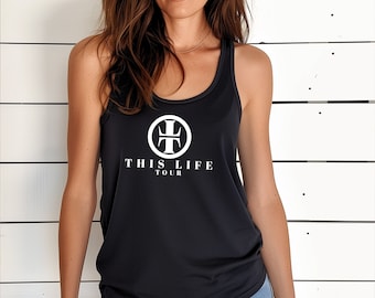 Vest Tank Top, In the style of Take that unofficial unbranded inspired, t-shirt , concert tour 2024 Female Women female Black