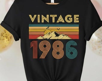 Vintage 1986 40th Birthday T-Shirt - Limited Edition Gift