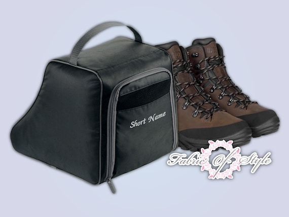 Personalised walking shop boot bag