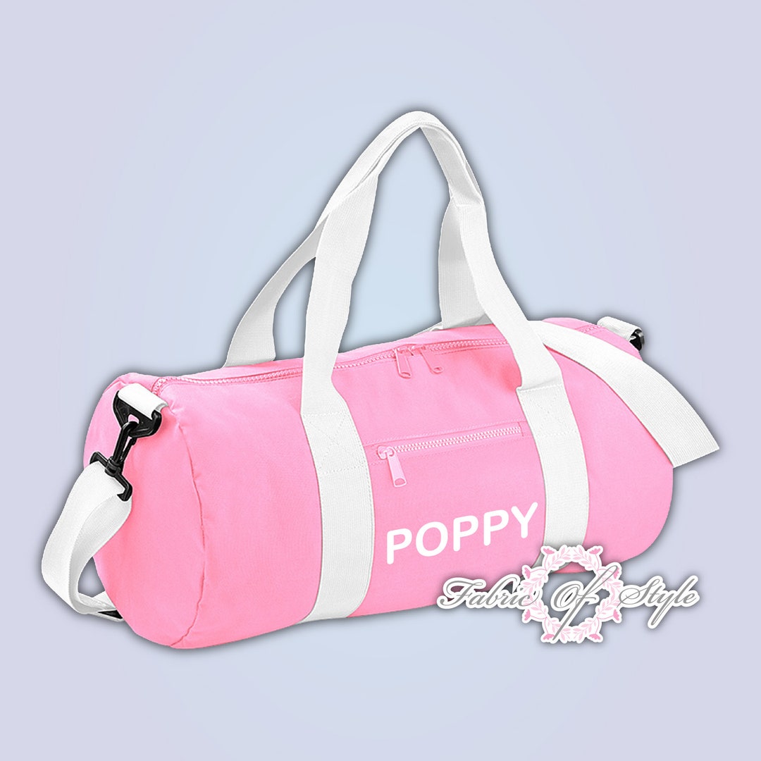 Pink barrel bag hotsell
