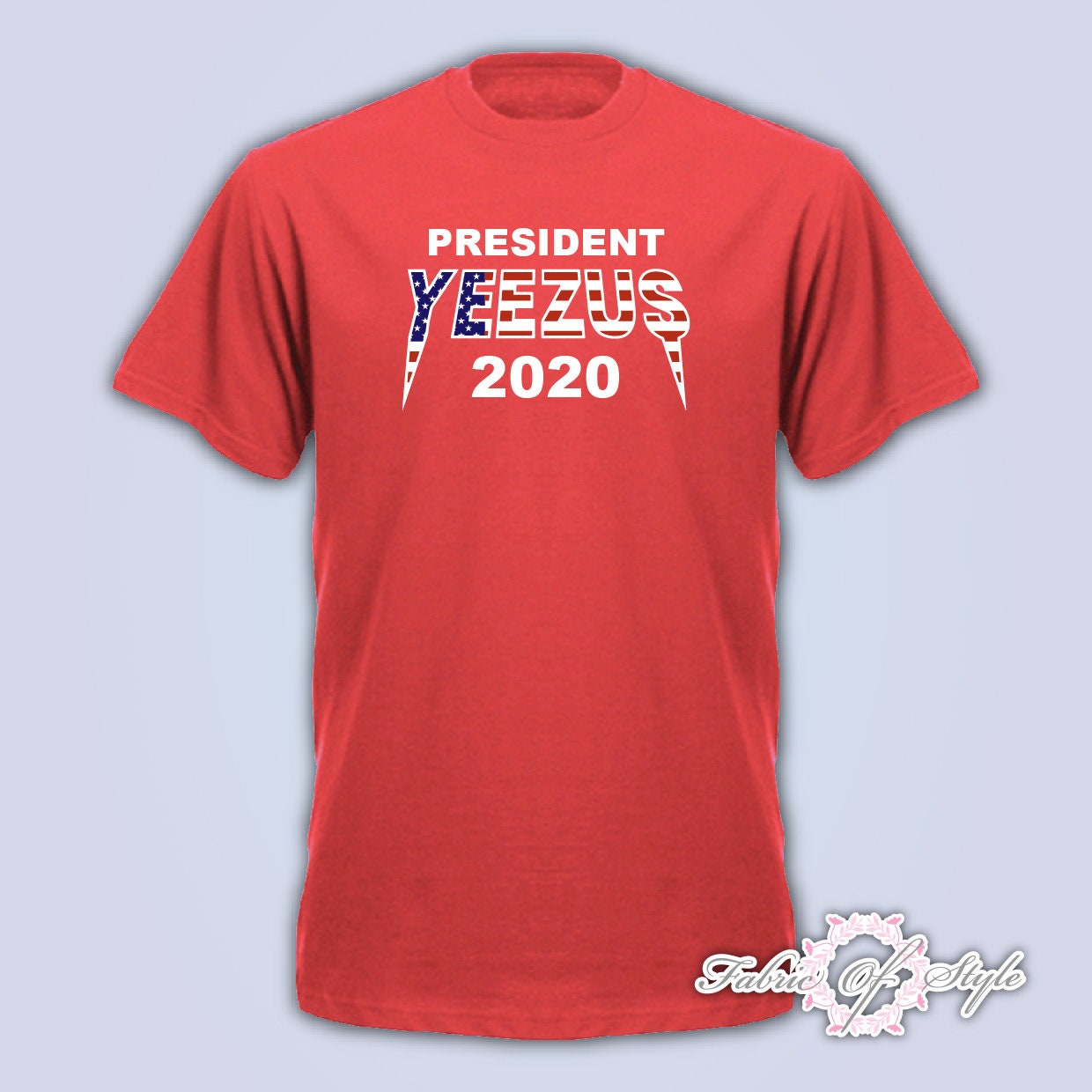 Image of Kanye West President America 2020 Campaign T-Shirt - Mens T-Shirt Red