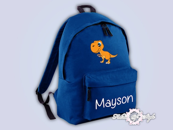 Personalised Kids Backpack Dinosaur T 
