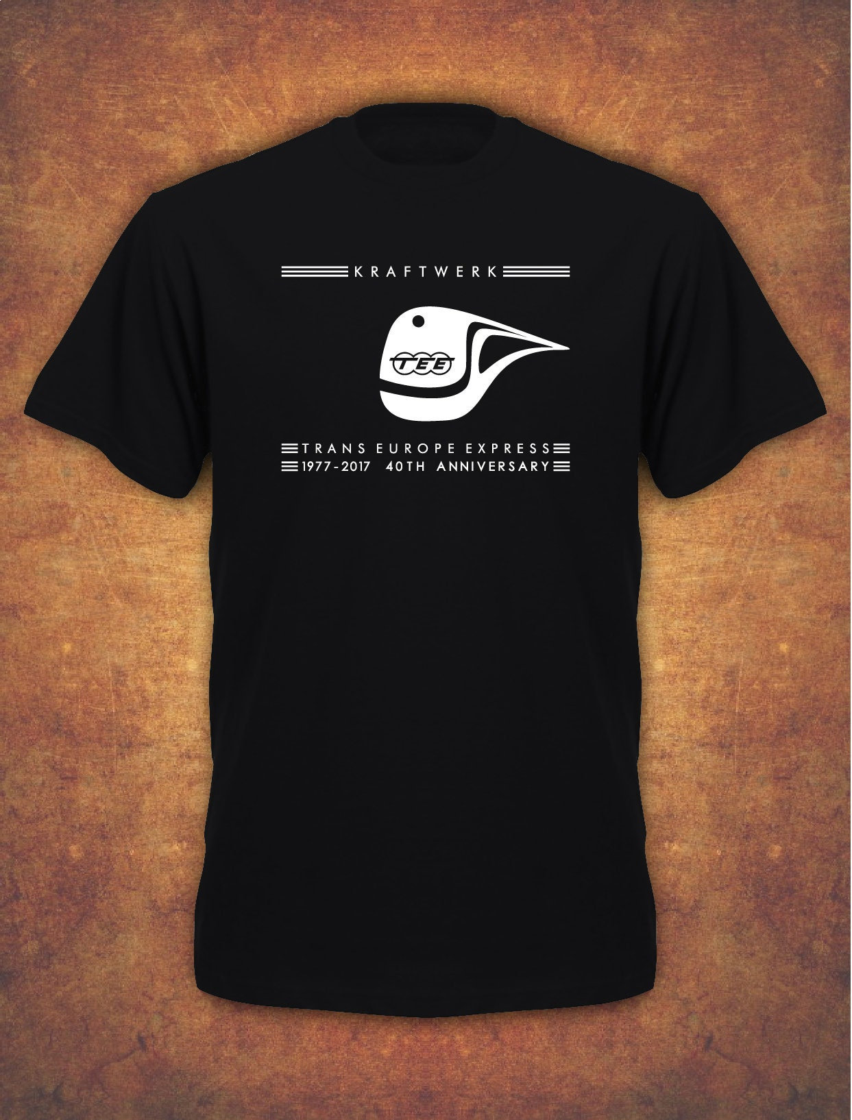 kraftwerk Tシャツ TRANS EUROPA EXPRESS 40th Anniversary KRAFTWERK Trans EUROPE EXPRESS Retro T