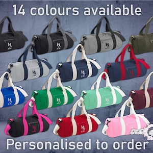 BOX BOXING Sac tonneau personnalisé brodé N'importe quel nom ou initiales, cadeau pour lui, parfait ami, Noël, anniversaire, fête des pères