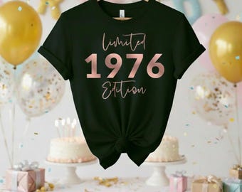 Limited Edition 1976 Birthday T-Shirt – 50th Milestone Gift