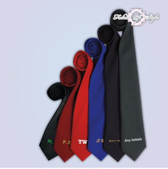 corbata bordada personalizada