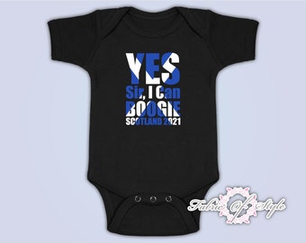 Scotland Style Personnalisé Football Baby Grow Enfants T-shirt Cadeau 