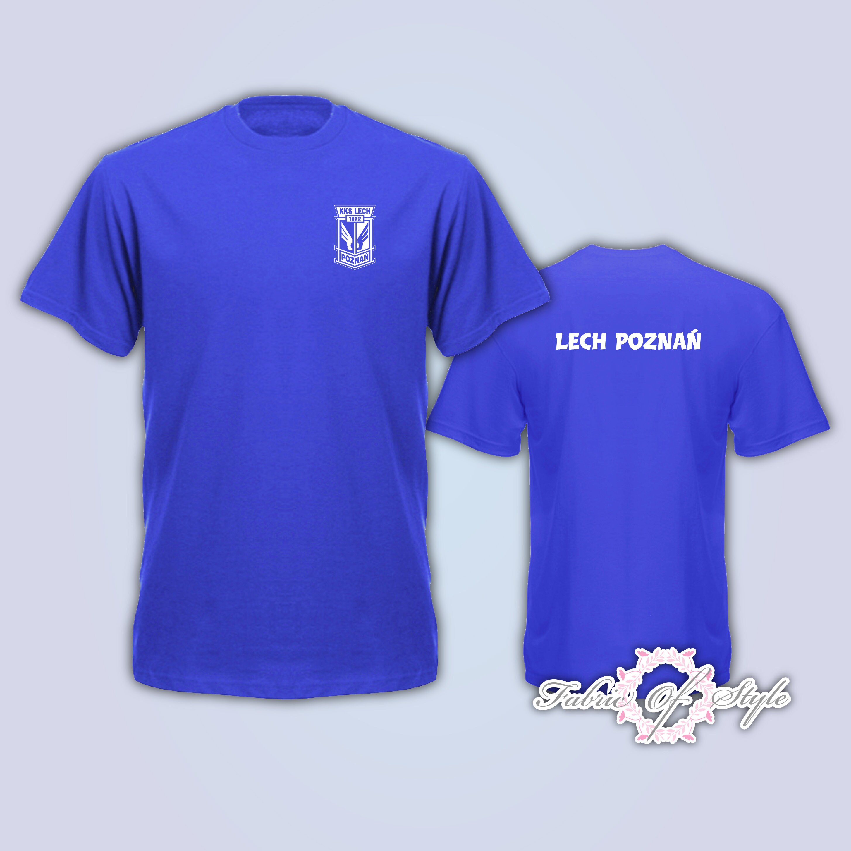 Image of Lech Poznan Polska Poland 2020 Kibic Fans T-Shirt - Royal Blue