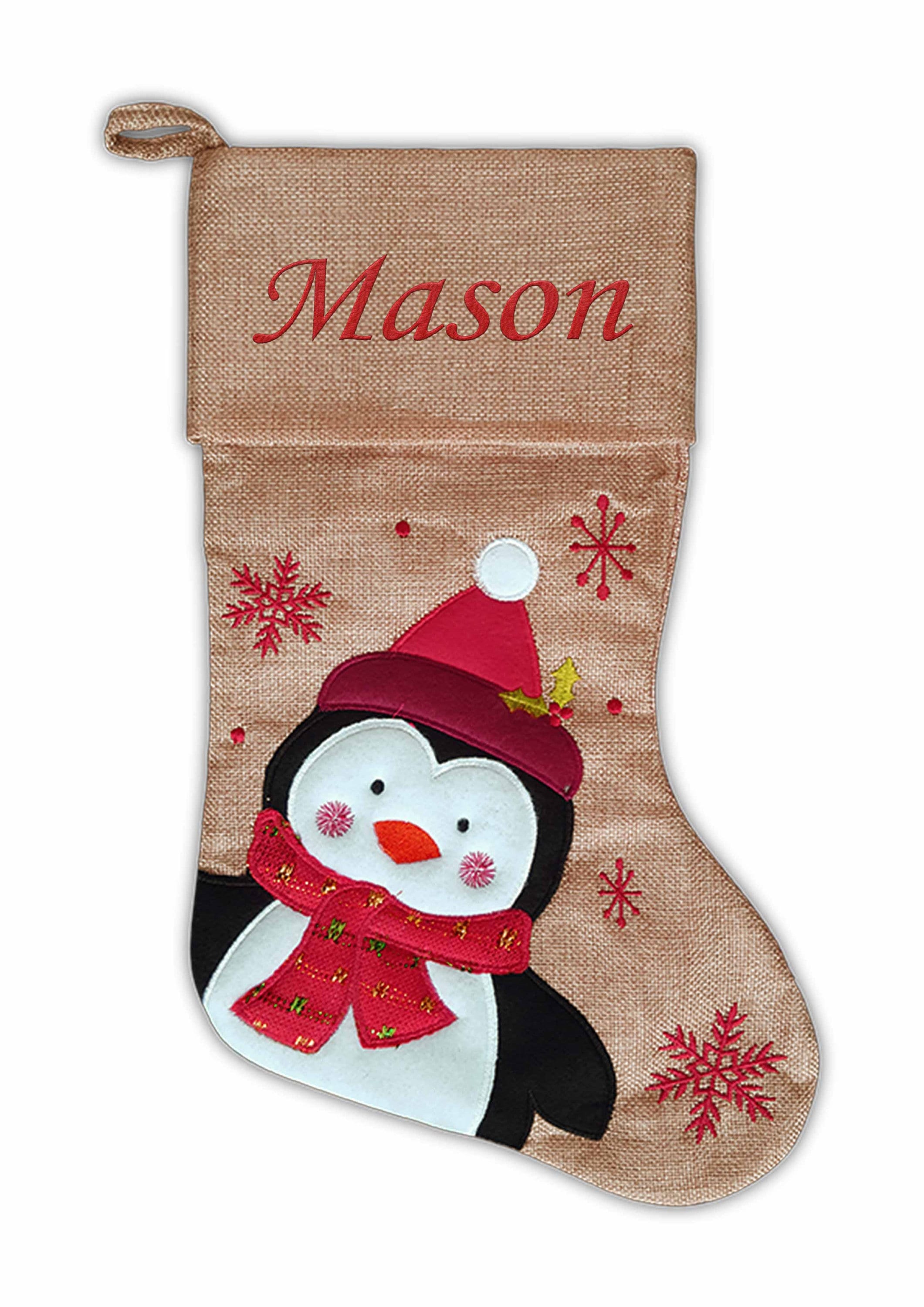 Personalised Christmas Stocking Kids Luxury Embroidered Xmas Etsy