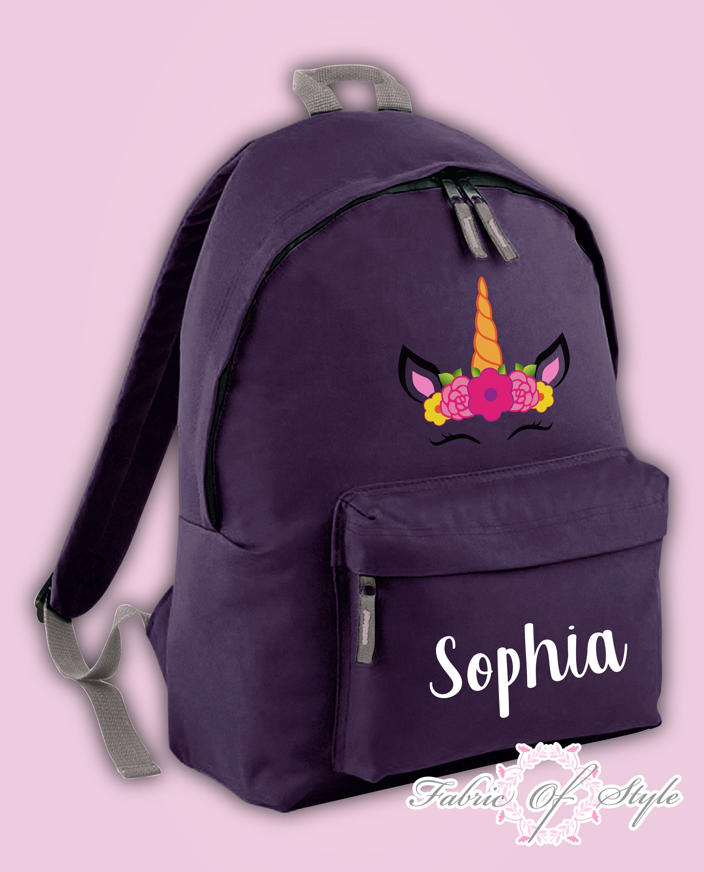 Personalised Kids Backpack Any Name 