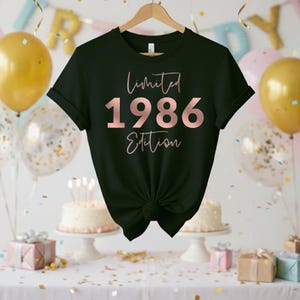 strapless open back dress 40th Birthday Squad T-Shirt White / 3X Large main image 1