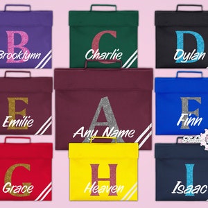 Cartable personnalisé pour enfants, garçons, filles, n'importe quel nom, kit de paillettes PE, cadeau