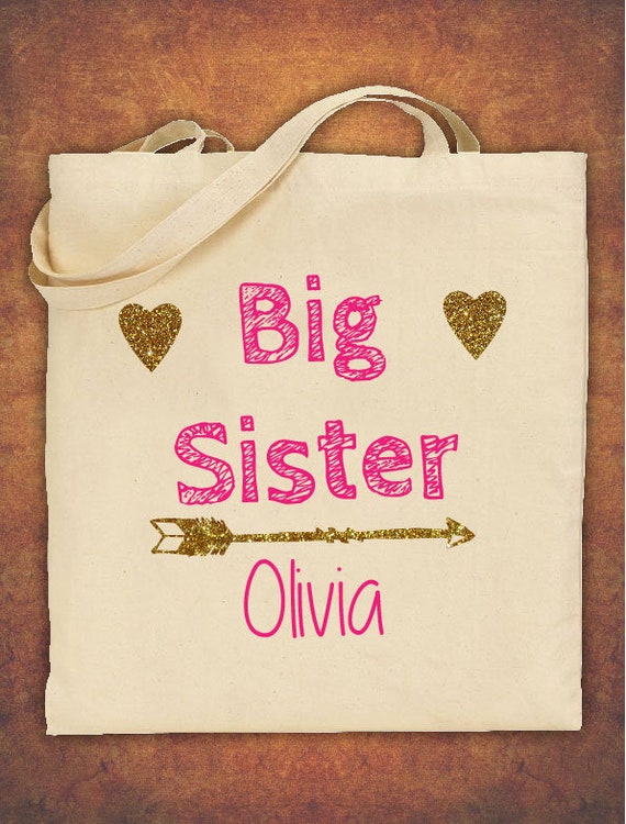 Buy Personalised Big Sister Birthday Gift Kids Tote Bag Online in India   Etsy