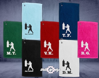 Personalized Boxing Towel: Embroidered Name Gift