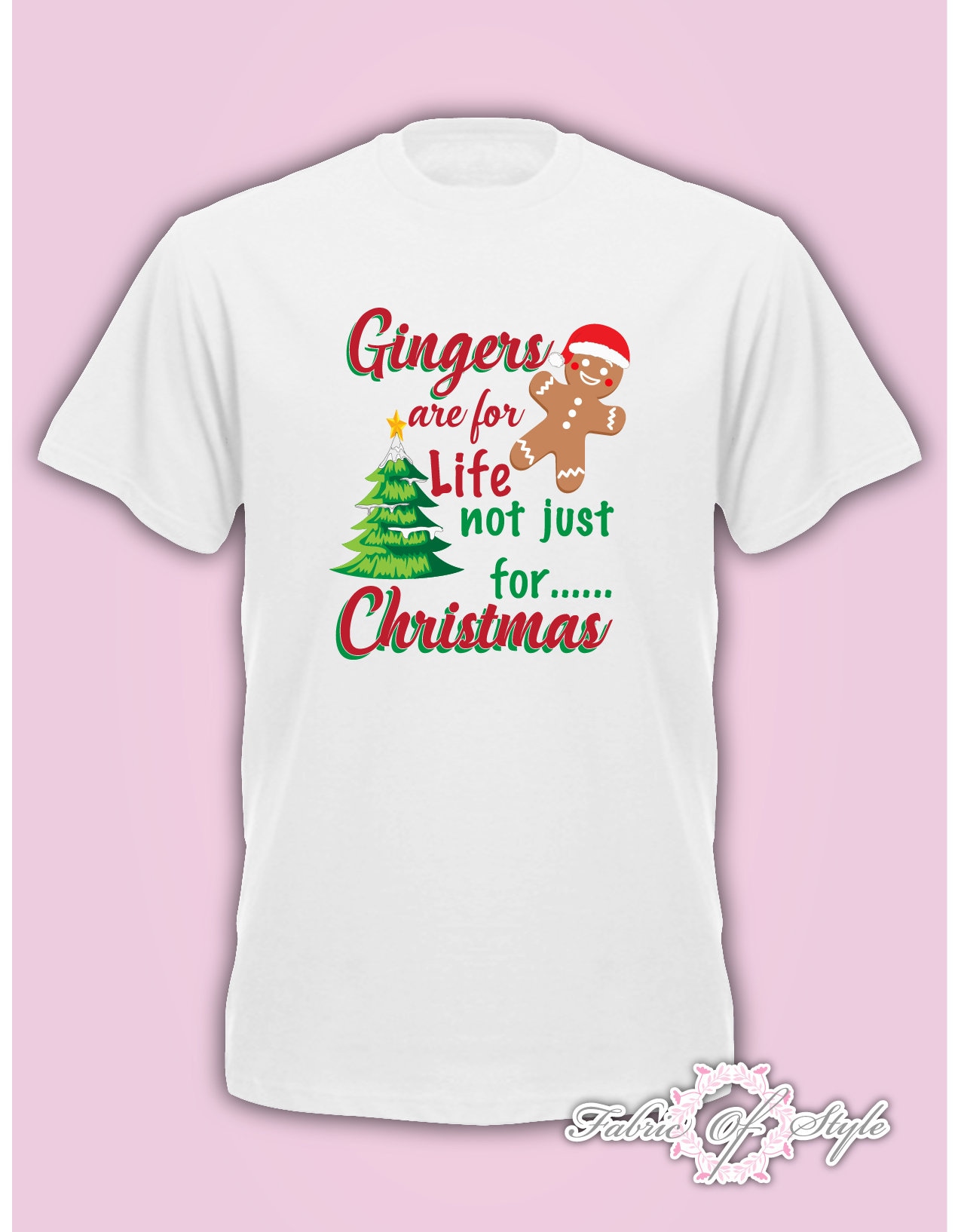 Image of Gingers Are For Life Not Just Christmas Funny Mens White T-Shirt