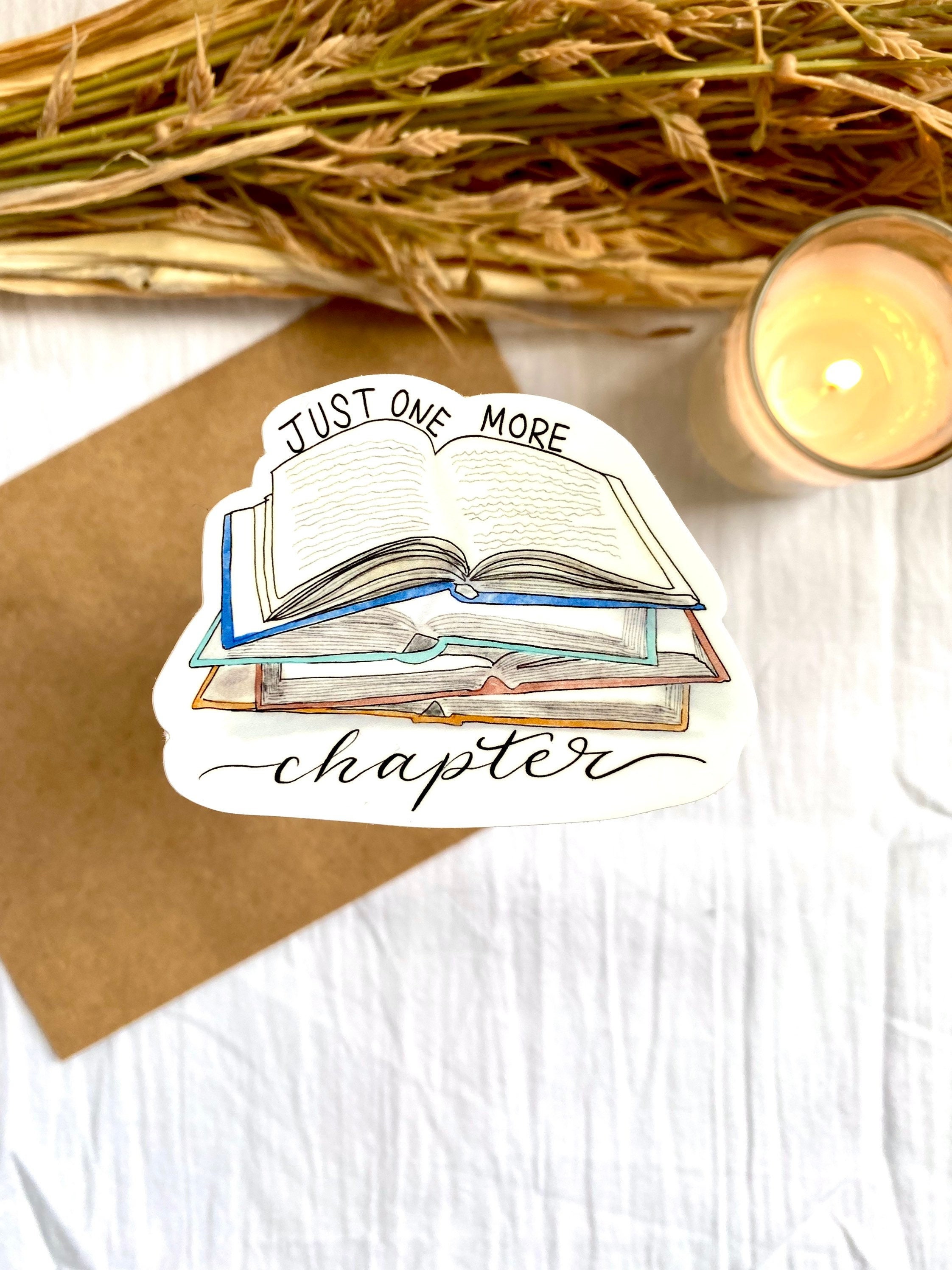 One More Chapter - Kindle Case Stickers Sticker for Sale by Mazekin