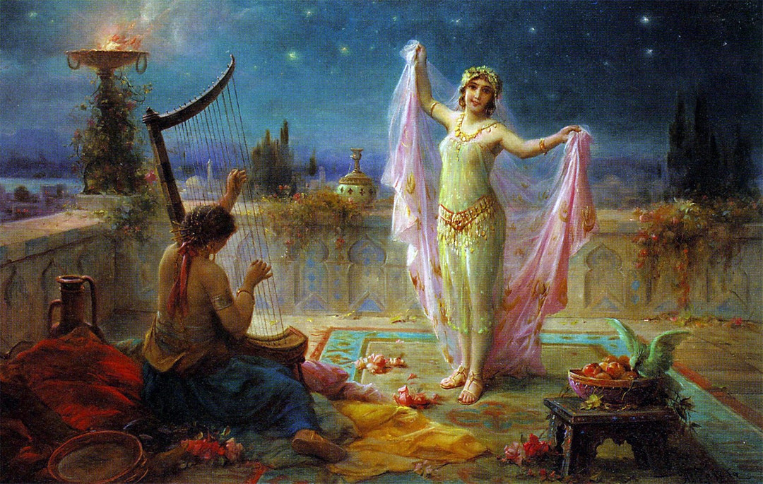 音楽付きアラビアンナイト - エジプト美術 - アラビア美術