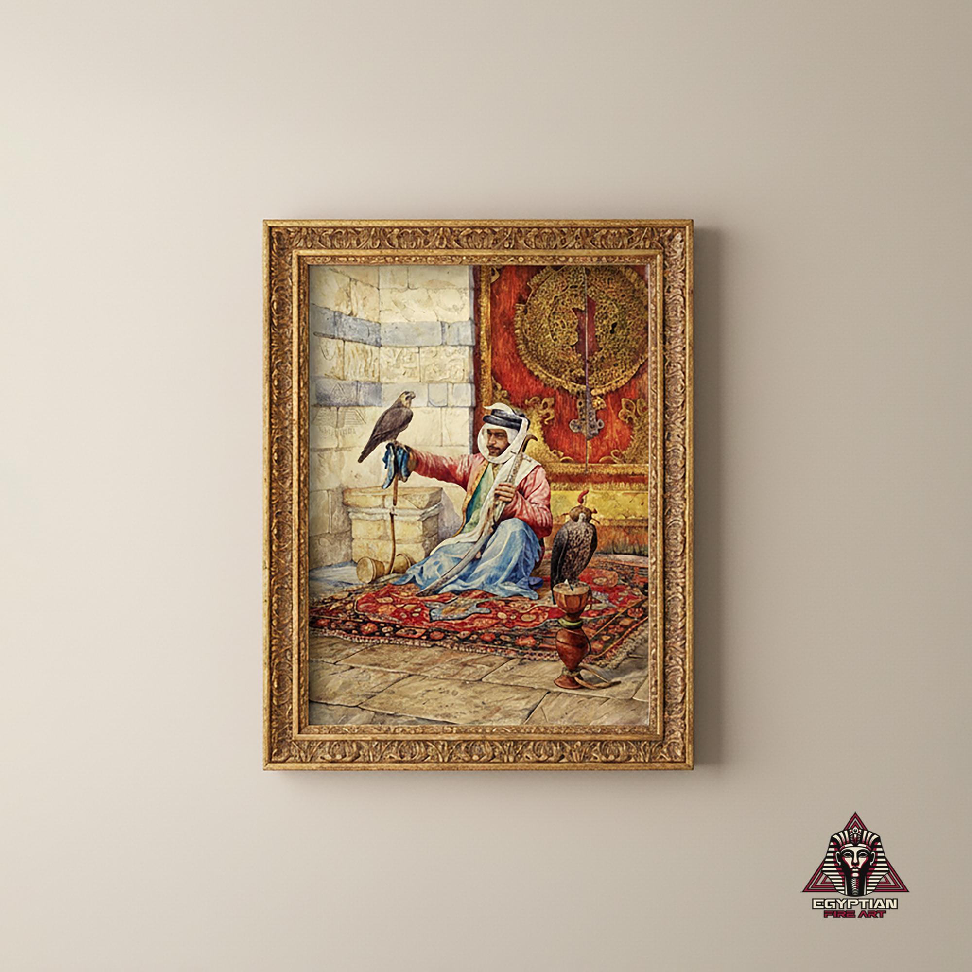 エジプトの油絵 エジプトの油絵