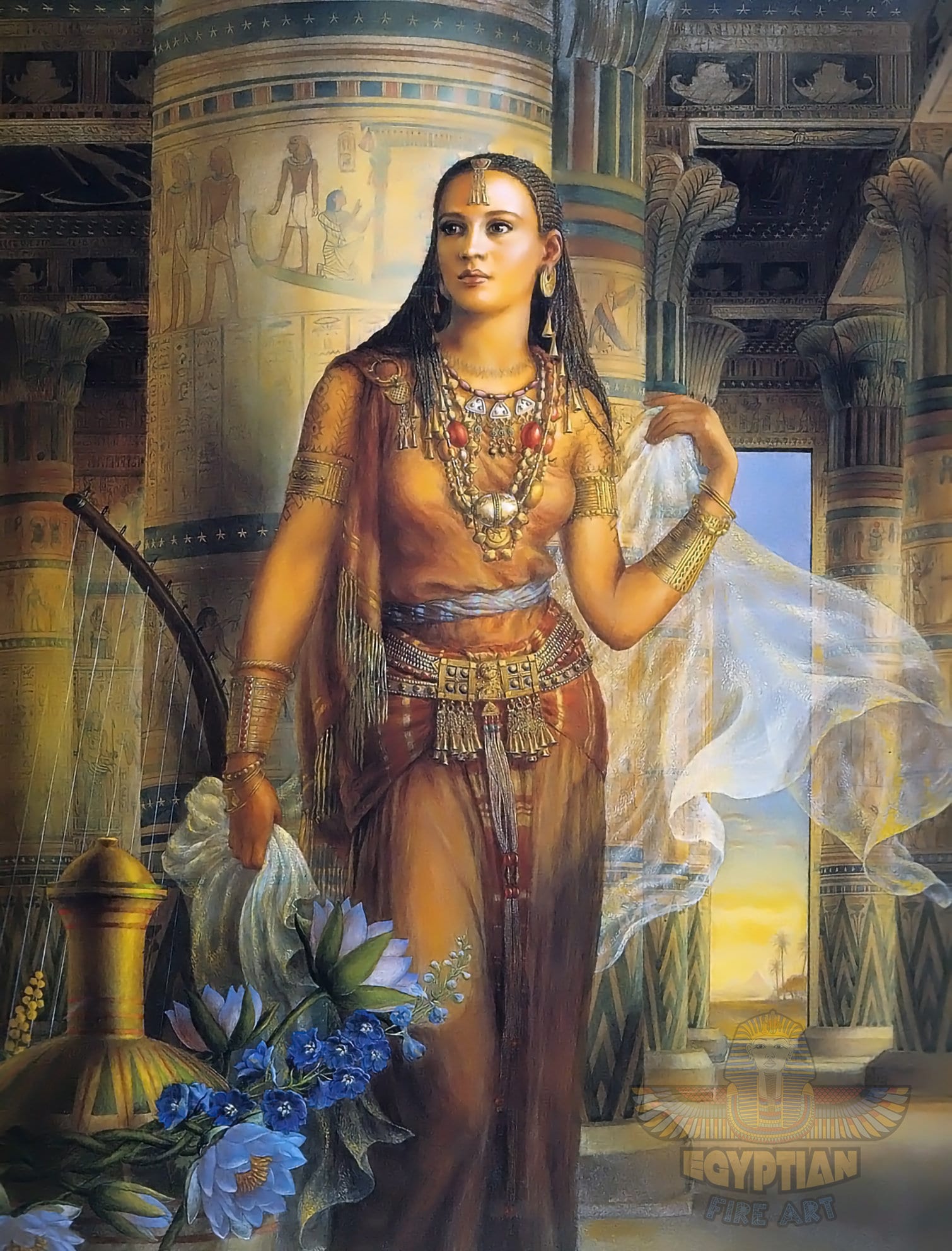 Egyptian Queen Cleopatra Art