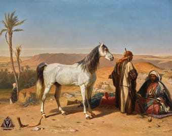 砂画　砂漠に馬に乗っている人　サハラ砂漠の砂で作成した絵　芸術品 il_340x270.7352399893_650d.jpg