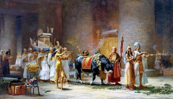 Egyptian art paintings deals