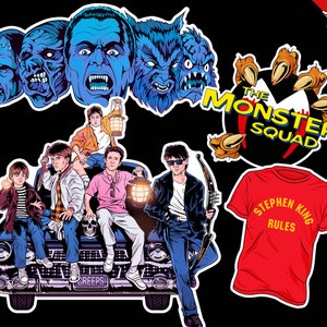 Monster Squad - Large Sticker Decal Pack