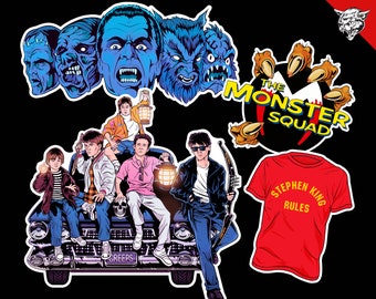 Monster Squad - Large Sticker Decal Pack