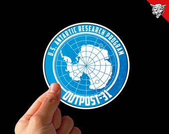 Outpost 31  -The Thing 1982 Vinyl Sticker Decal