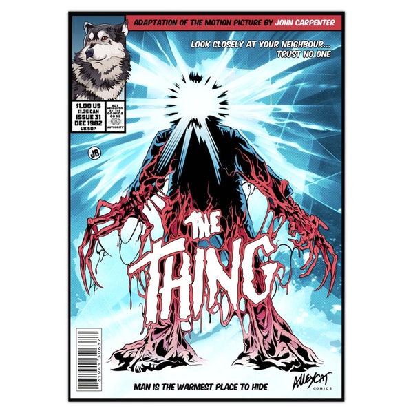 The Thing John Carpenter Horror Print Alternative Movie Poster